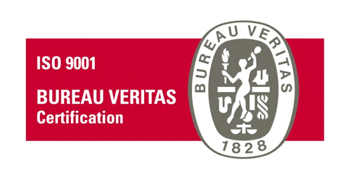 a logo for bureau veritas certification is iso 9001 certified