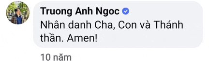 a facebook message from truong anh ngoc with a picture of him