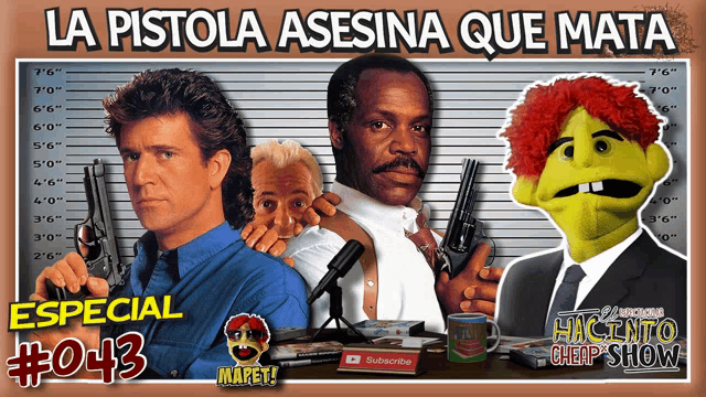 a poster for la pistola asesina que mata # 043