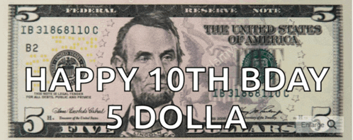 a 5 dollar bill with a picture of abraham lincoln on it