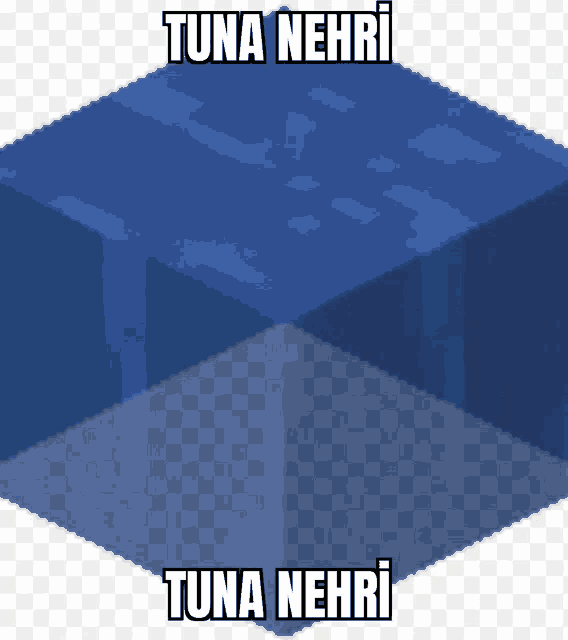 a blue block with the words tuna nehri on it