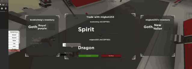 a screenshot of a game that says spirit and dragon on it