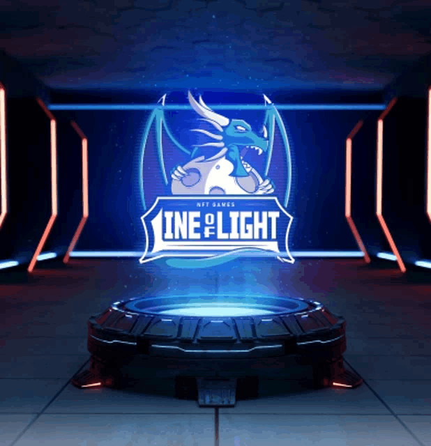 a logo for nft games called ine of light