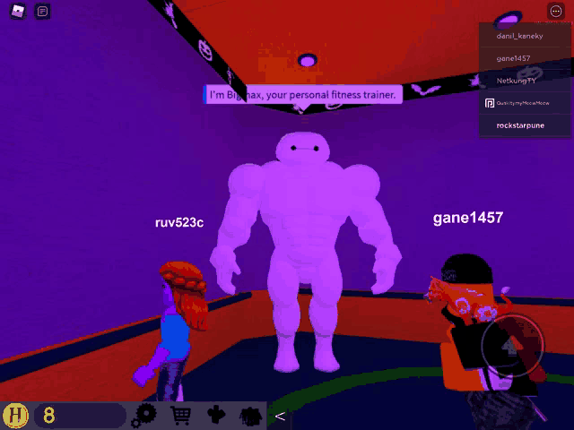 a screenshot of a video game where a person says " i 'm big max "