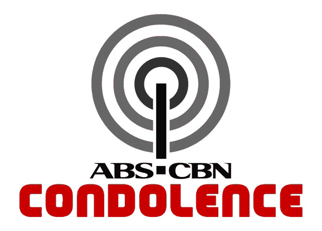 a logo for abs cbn condolence with a target in the center