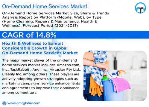 on-demand home services market analysis report by platform ( mobile web ) by type