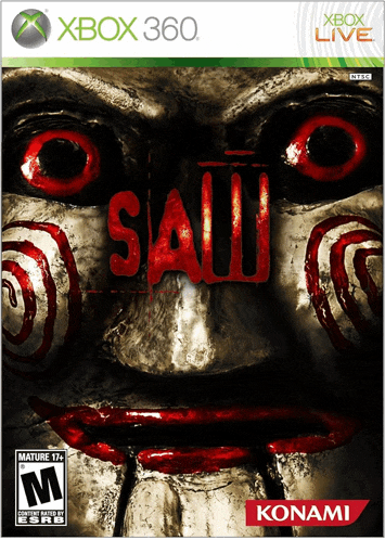 a xbox 360 video game called saw is rated mature 17+