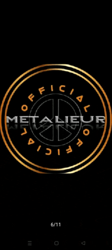 the official metalieur logo is shown on a phone screen