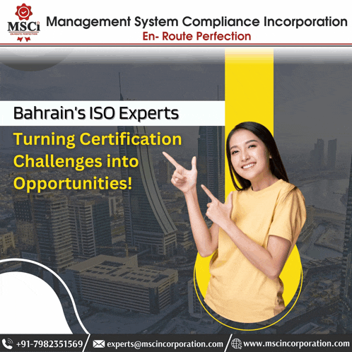 a poster for msci management system compliance corporation