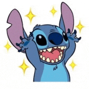 a sticker of stitch from disney 's lilo and stitch .