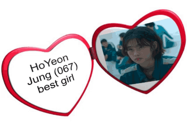 a picture of a girl with the name hoyeon jung