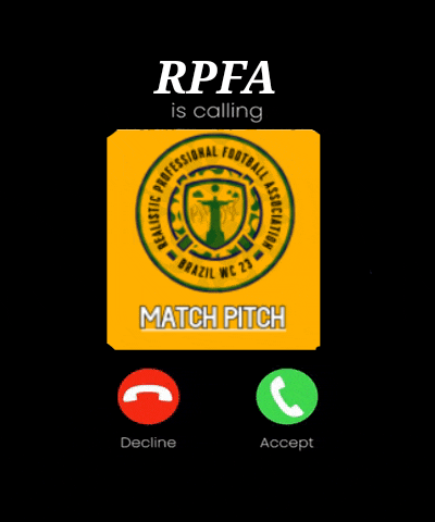 a phone screen that says rpfa is calling and match pitch