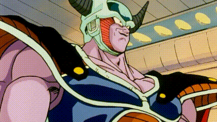 a close up of a cartoon character wearing a helmet with horns on it .