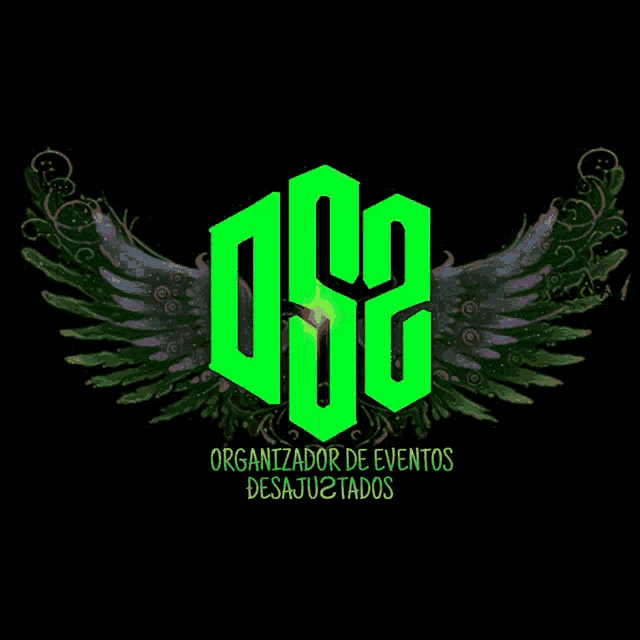 a logo for organizador de eventos desaju2tados