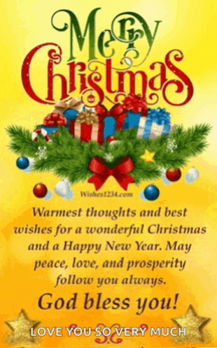 a christmas card that says merry christmas and best wishes for a wonderful christmas