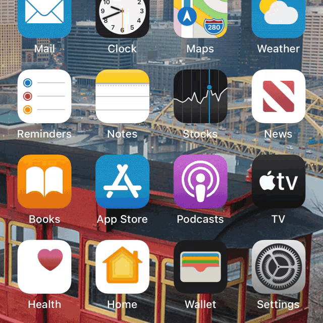 a phone screen shows the app store and podcasts apps