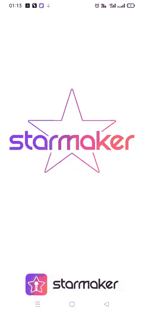 a screenshot of a starmaker app on a cell phone