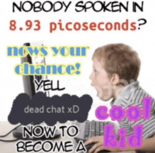 a poster that says nobody spoken in 8.93 pico seconds