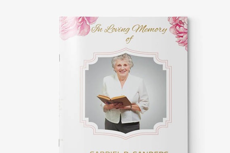 In Loving Memory Template Canva