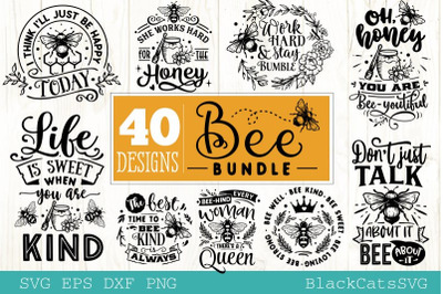 Bee Bundle SVG 40 designs