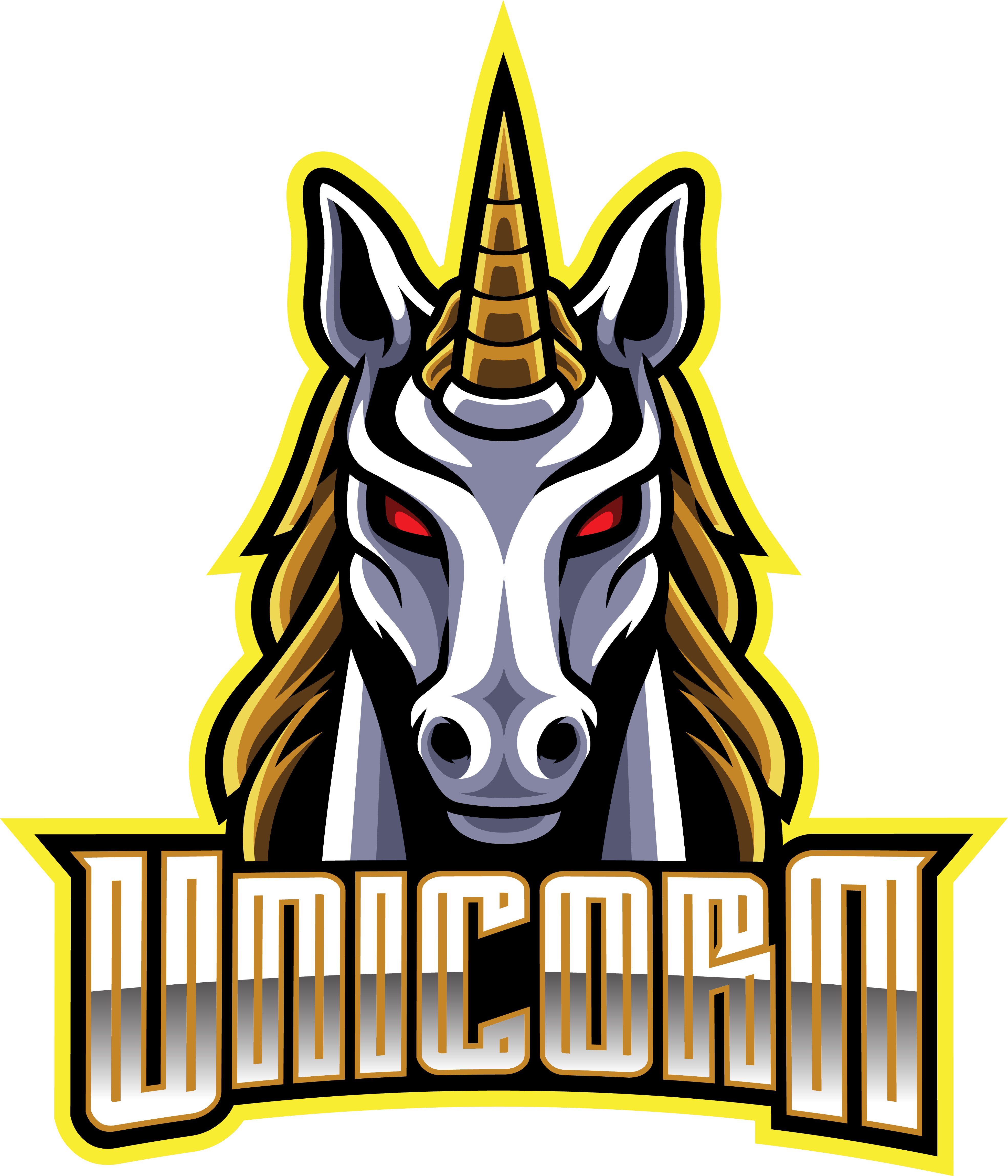 Unicorn Head Logo