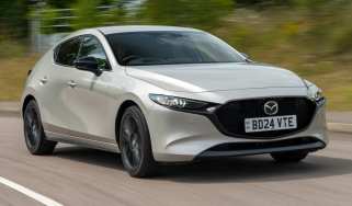 Mazda3 front quarter driving