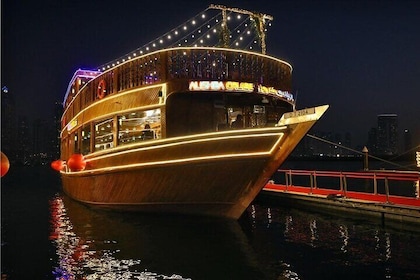 Dubai New Year Dhow Cruise Tour with Fire Works and Dinner