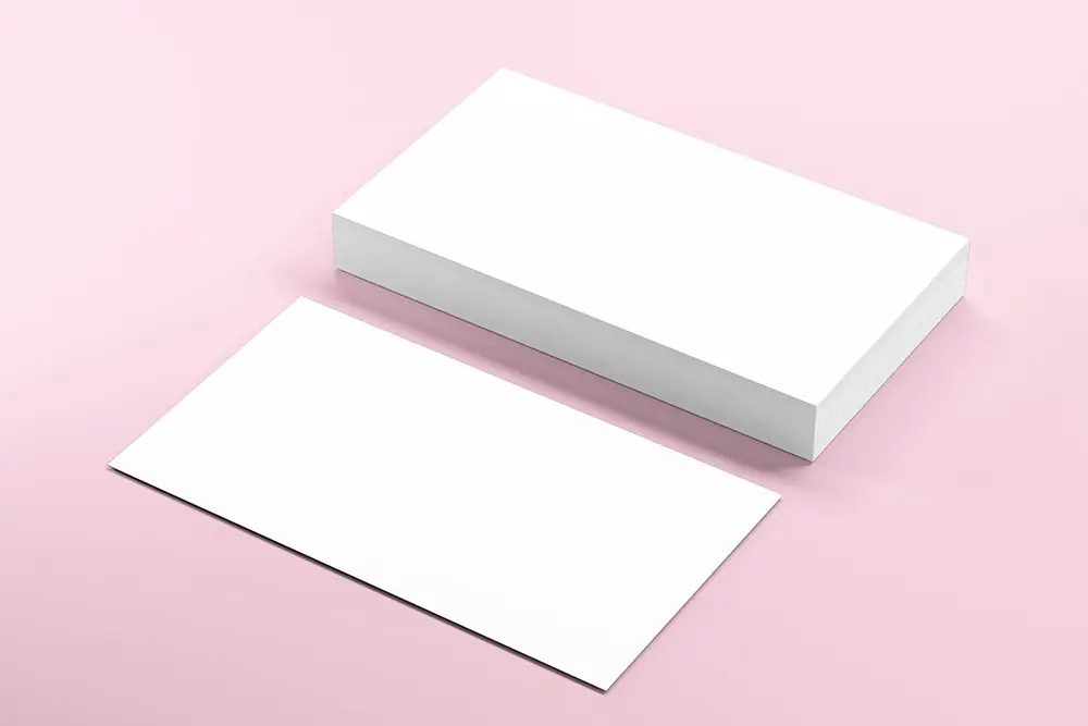 3d Business card mockup generator templates