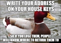 Advice for those who often lose their keys