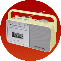 Retro Radio yellow