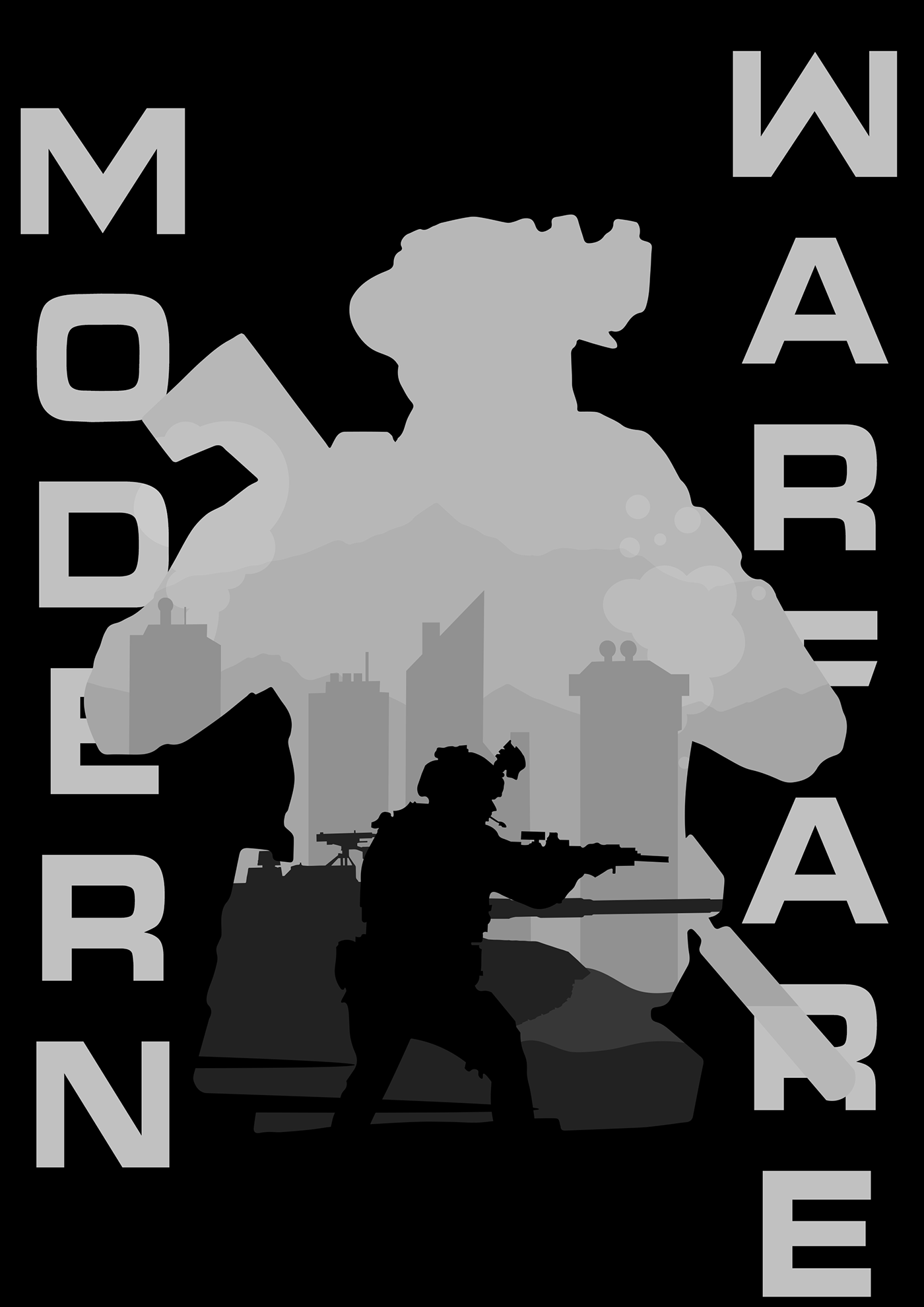 call of duty Digital Art  Gaming minimal minimalist photoshop vector