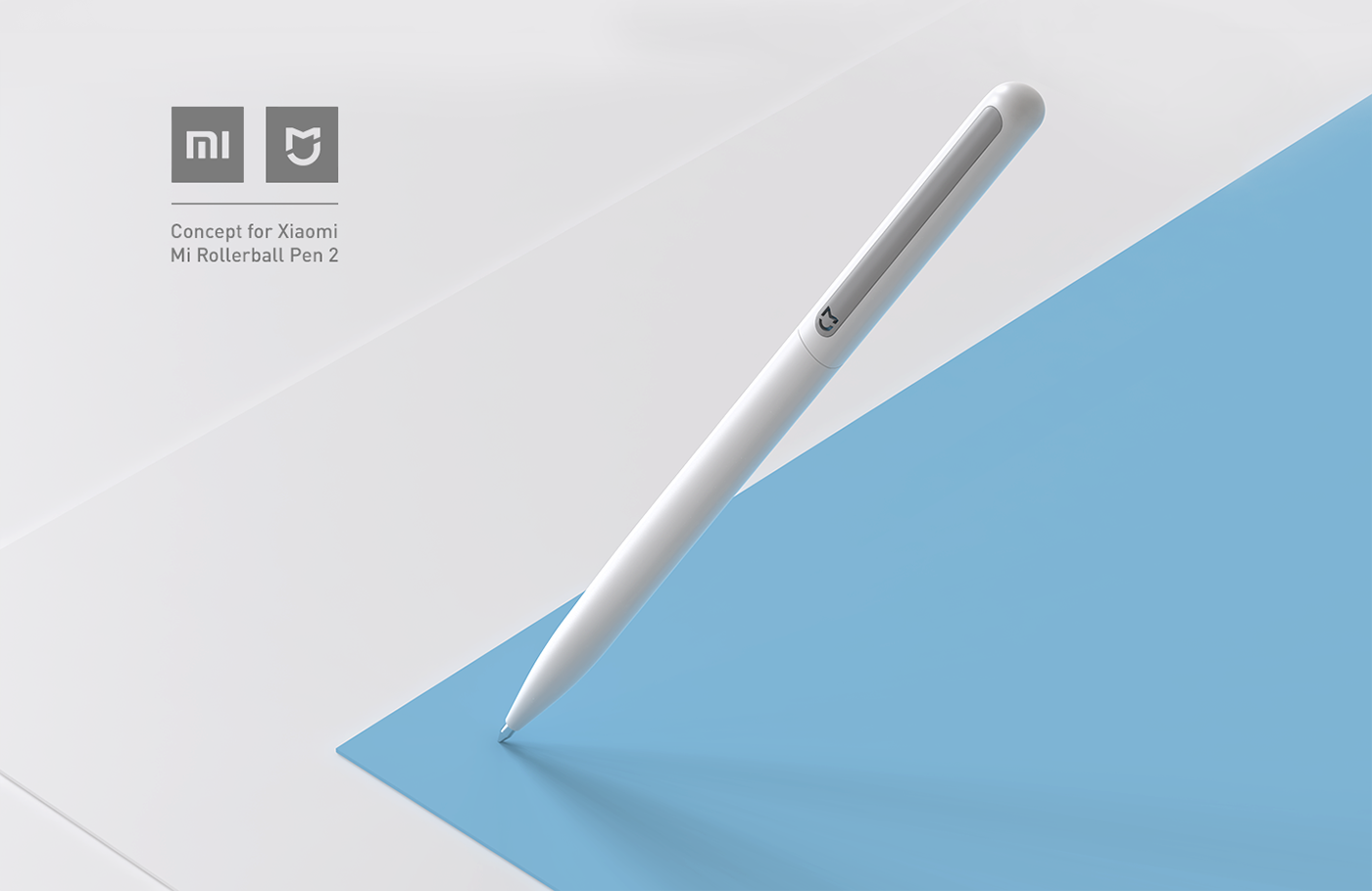 concept xiaomi rollerball pen industrial design  Packaging