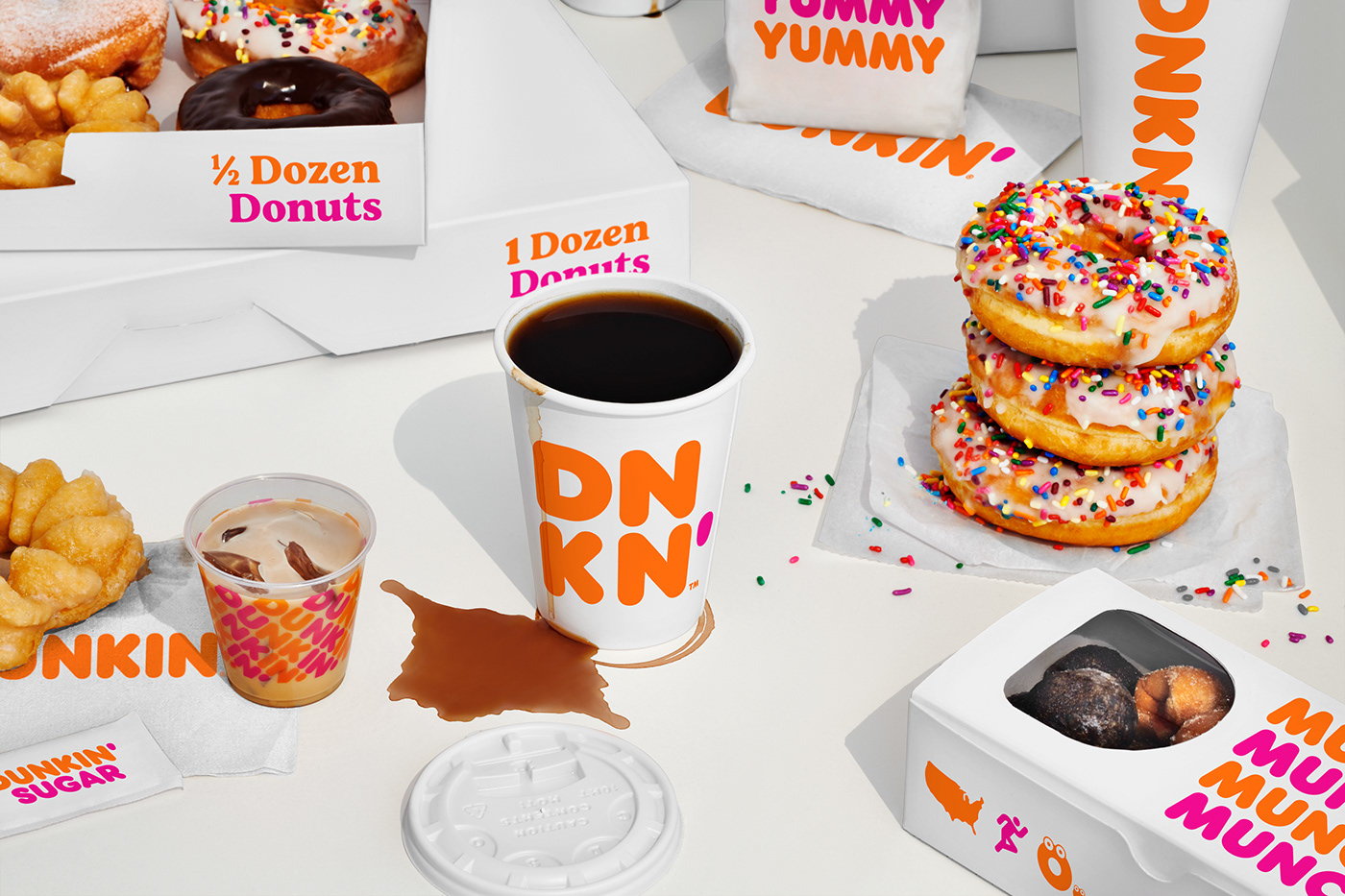 dunkin' jkr brand strategy brand identity Packaging Launch Campaign Social Media Content