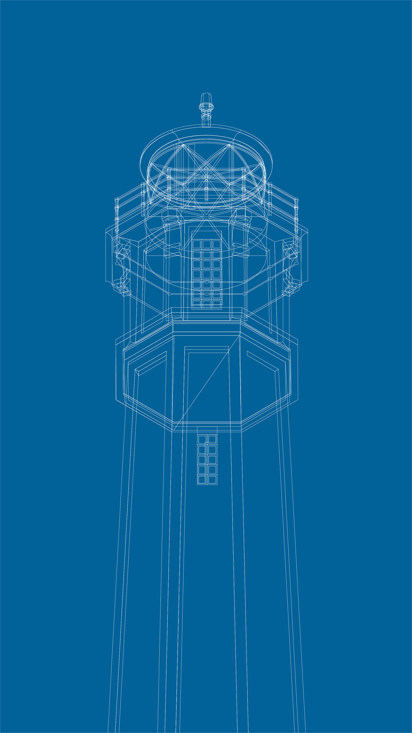 ISO Isometric san francisco architect building skyscraper Alcatraz Coit transamerica sunset city Landmark