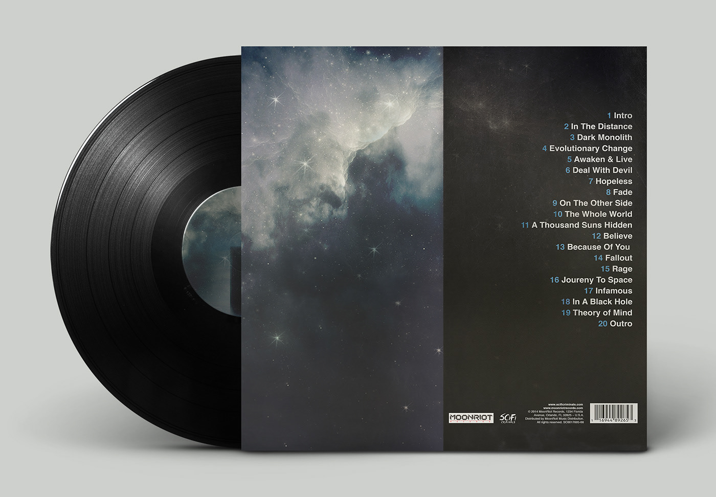 Record Cover Template