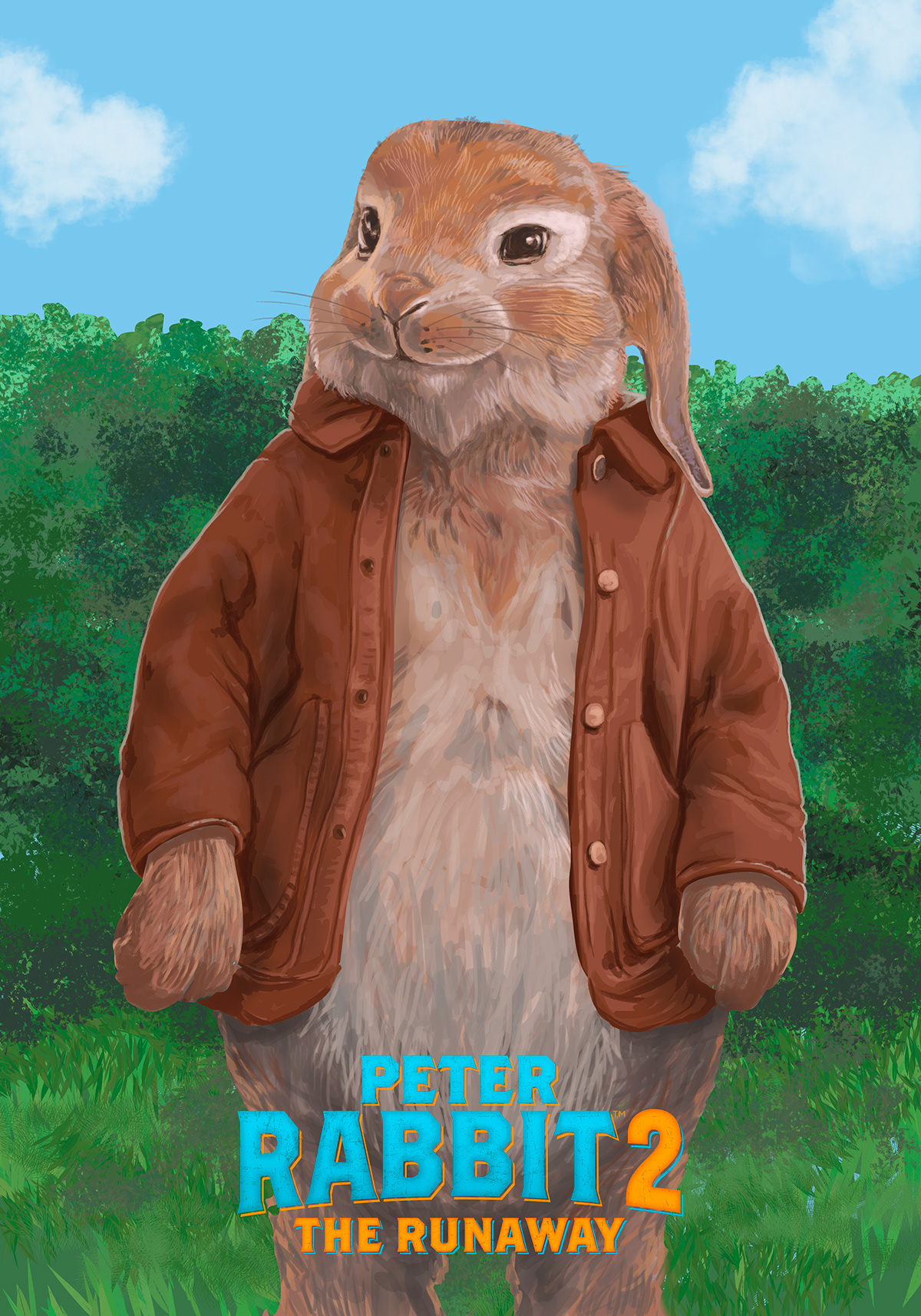 diseño PETER RABBIT 2 pintura digital posters talenthouse