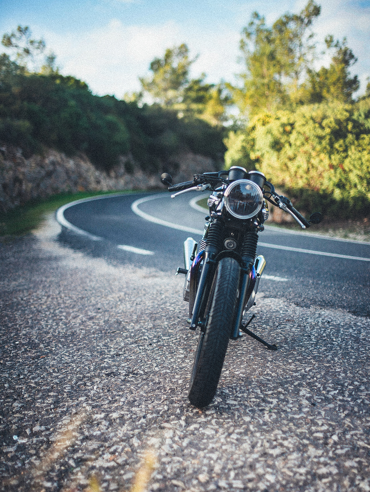 Arrábida motorcycle caferacer triumph Thruxton Nikon D600 Sony A6300 Documentary 