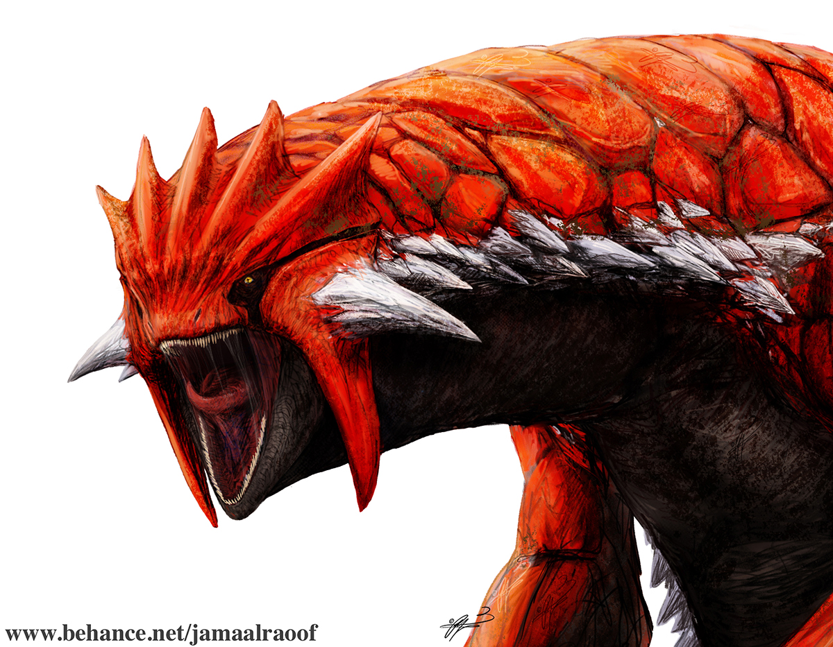 Realistic Pokemon Groudon realistic groudon Legendary Pokemon legendary pokemon pokemon art Digital Art  concept art Creature Design