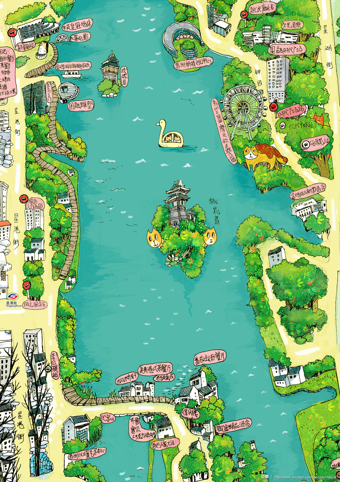 Suzhou city map