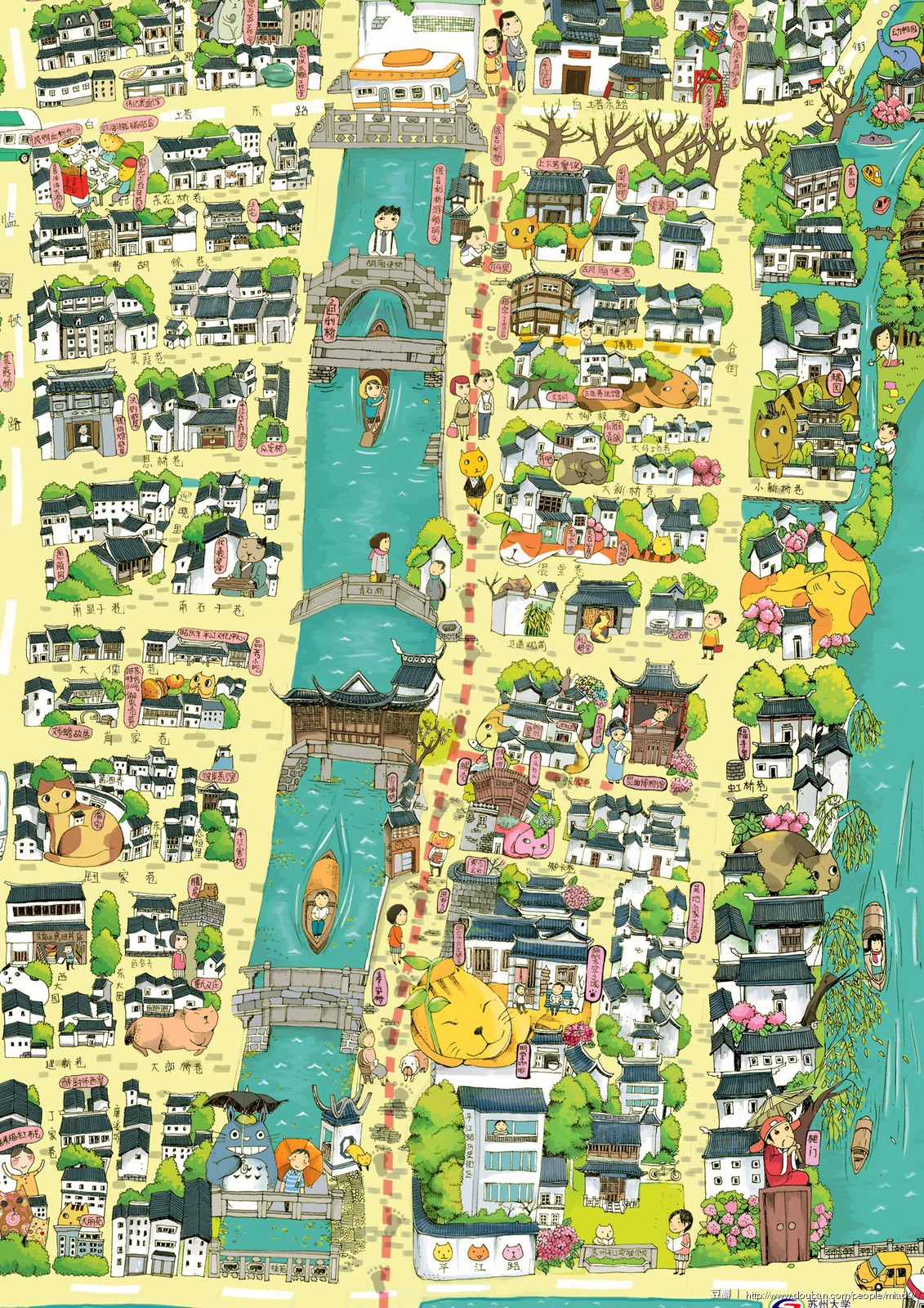 Suzhou city map