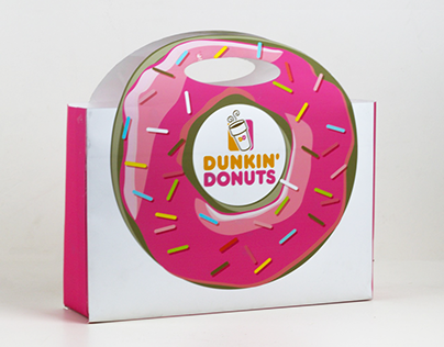 packaging design for dunkin donuts