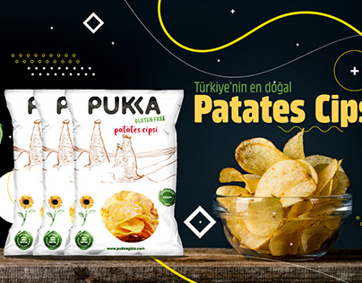 Pukka Potato Cips Website Banner