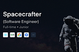 Apply Spacecrafter (Software Engineer)