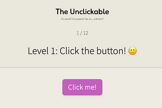 Test Your Frontend Skills: Try “The Unclickable” Mini Game!