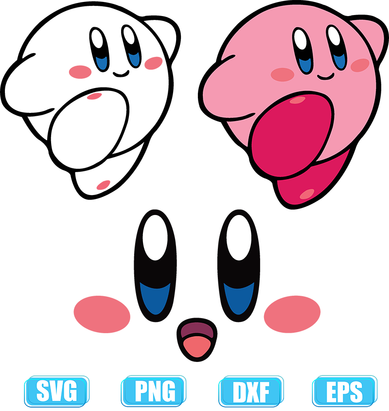 Kirby Svg,Kirby Super Star Svg,kirby Png,svg Files For Cricut,cricut ...