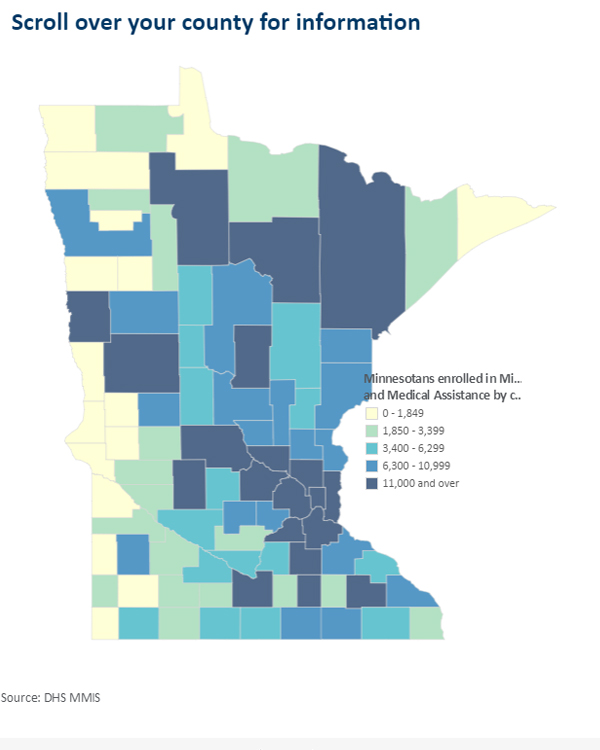 Impacts to Minnesota counties / Minnesota Department of Human Services