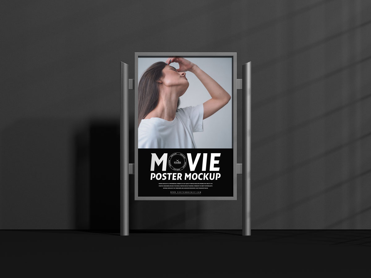 Free Poster Mockup Template