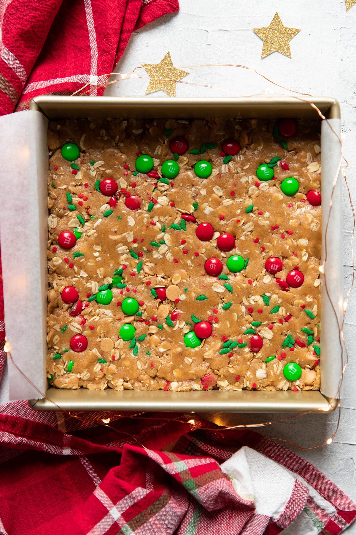 Sustainable Savings Peanut Butter Cookie Bars - Peanut Butter M&M Bars ...