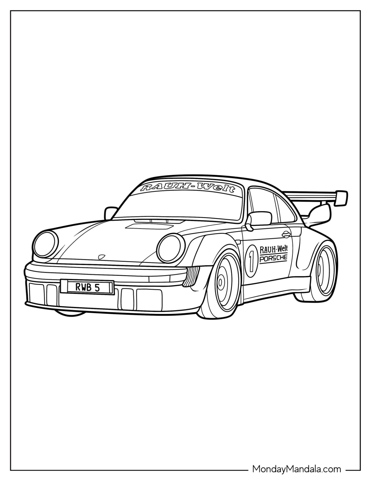 Porsche 911 Outline - Top 90 Images & 6 Videos