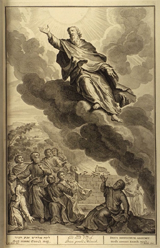 God took Enoch<br> Illustrated by Gerard Hoet (1648-1733)<>https://www.mythfolklore.net